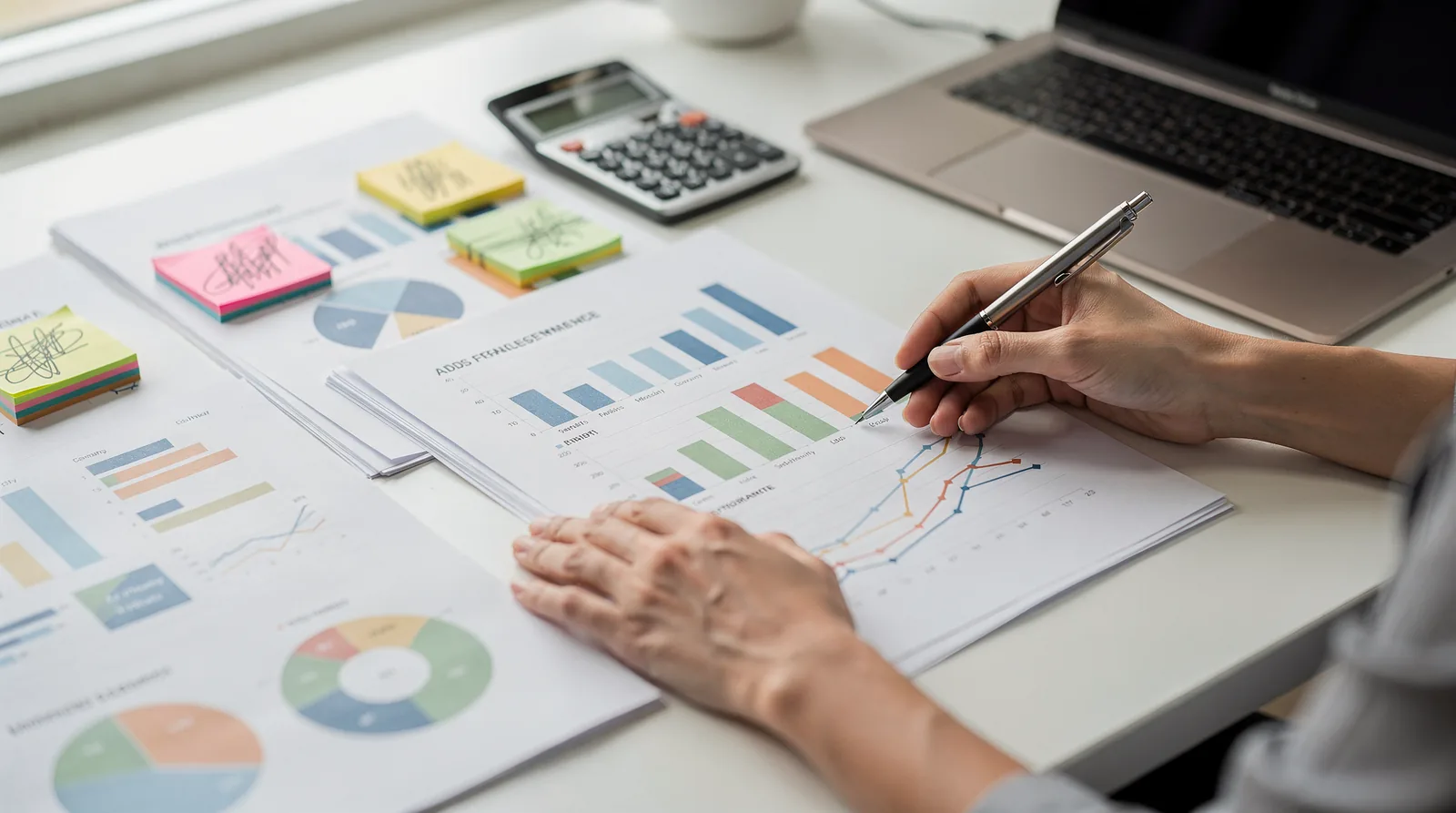A thorough audit examines KPIs, ad copy, targeting settings, keyword relevance, bidding strategy, and budget